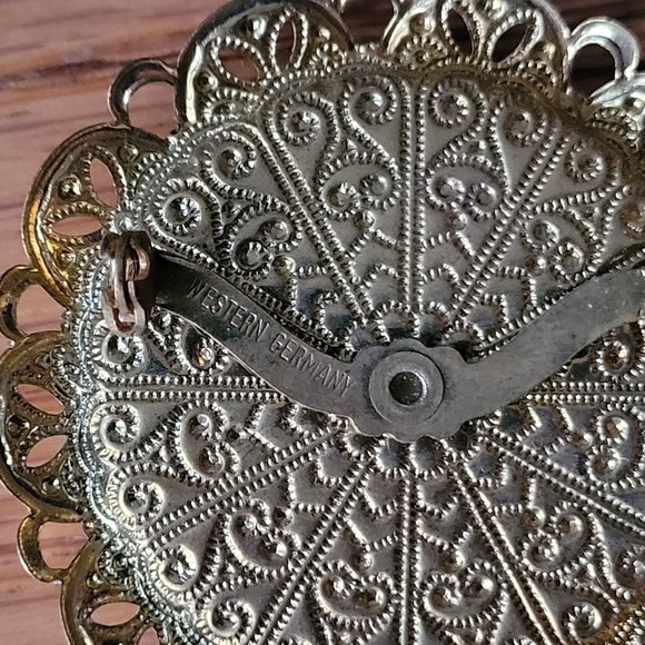 Cute Vintage Cat Pin from Western Germany Missing Pin - Picture 3 of 6